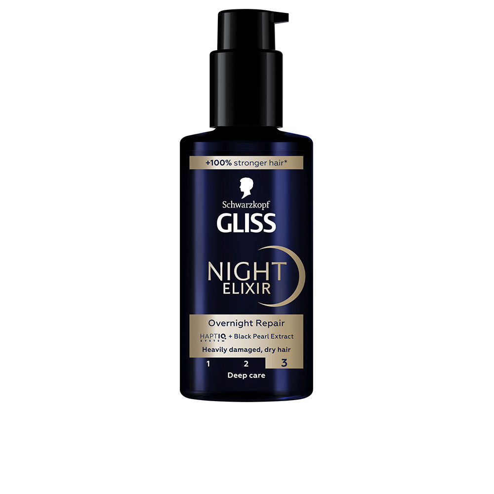 GLISS NIGHT ELIXIR serum for damaged hair 100 ml - Plureals