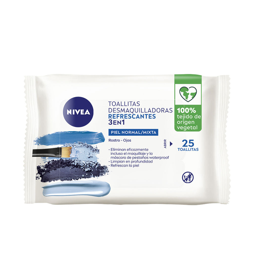 Lingettes Démaquillantes 3-en-1 Fraîcheur Nivea