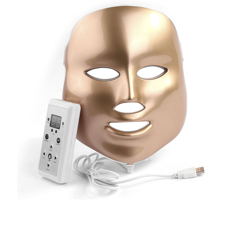 Masque LED Photothérapie Gold Light Therapy Paloma Beauties