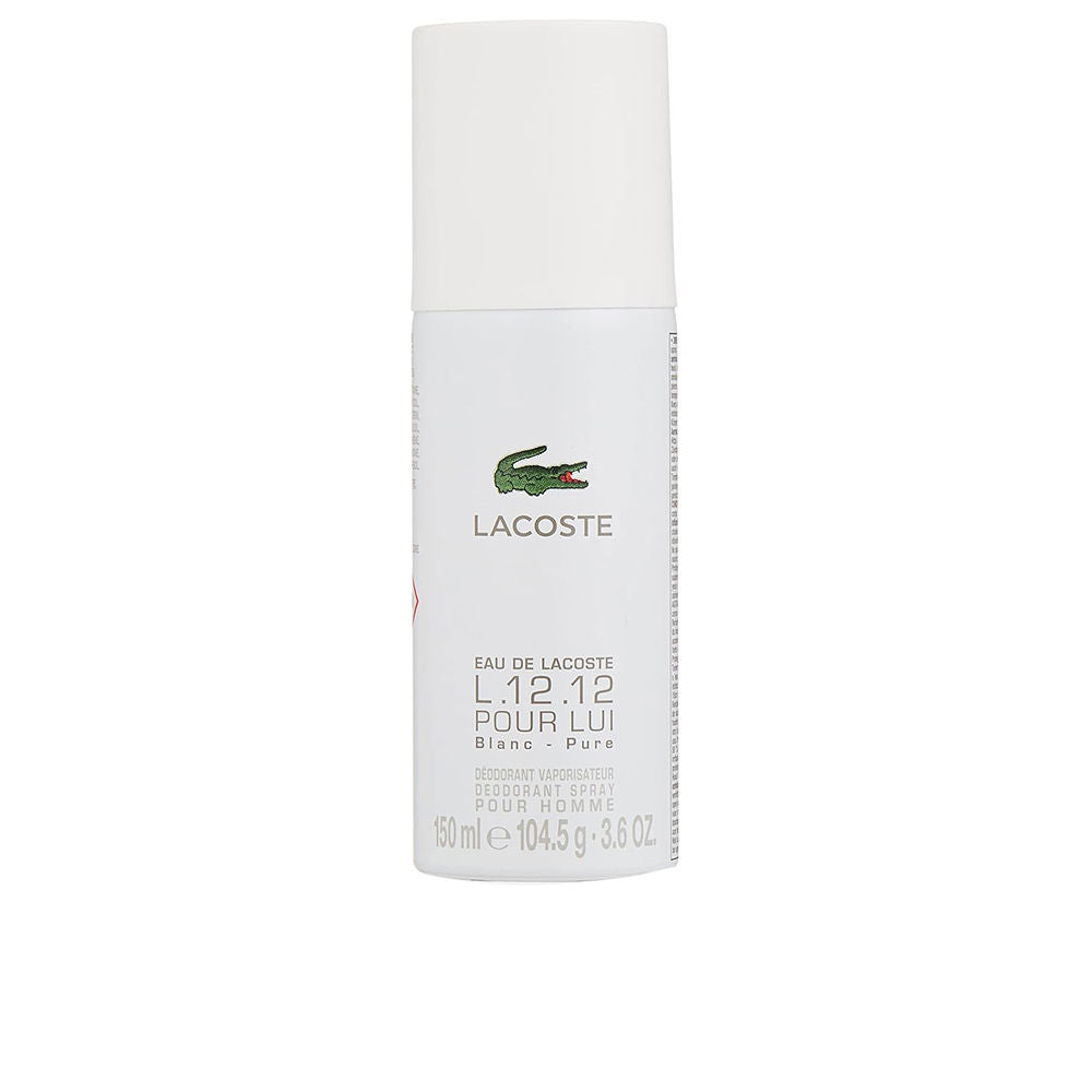 LACOSTE L.12.12 POUR LUI BLANC PURE déodorant spray