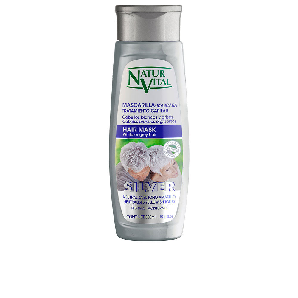 MASCARILLA SILVER white or gray hair 300 ml - Plureals