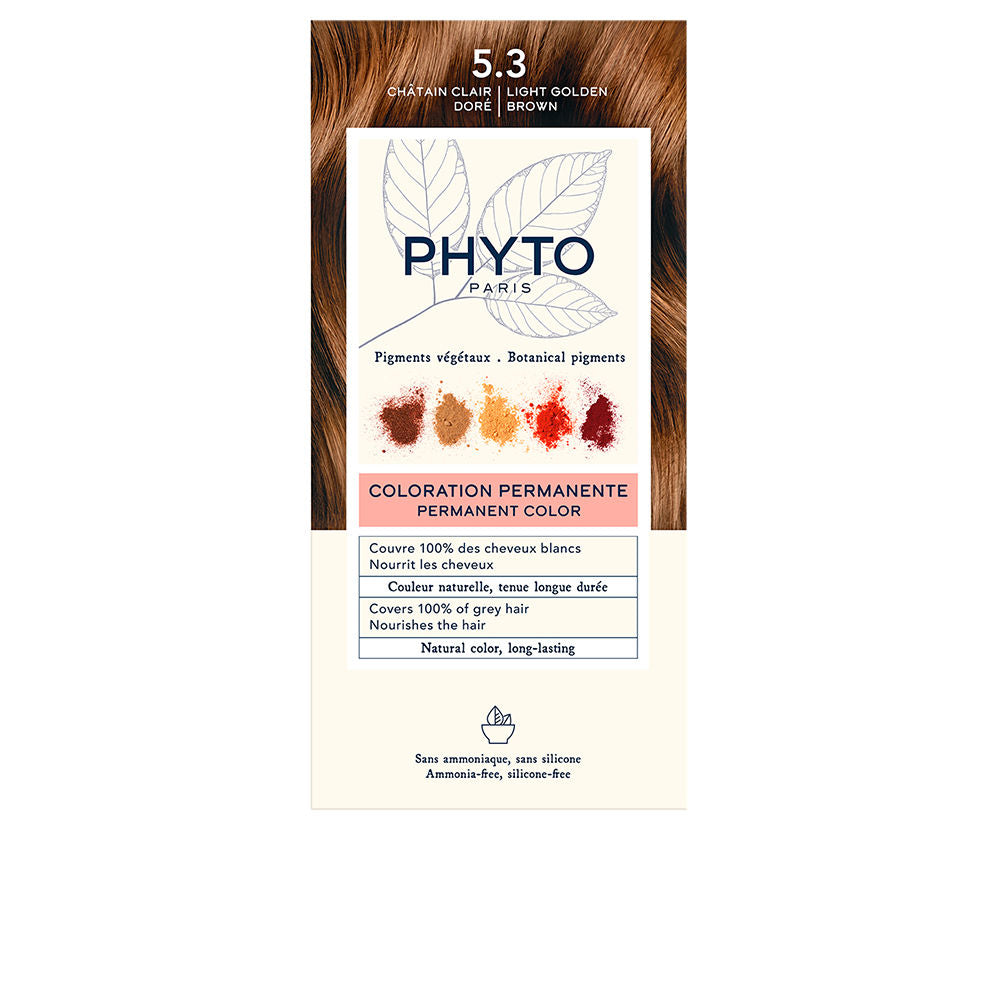 Coloration permanente aux pigments végétaux — n°5.3 Châtain clair doré