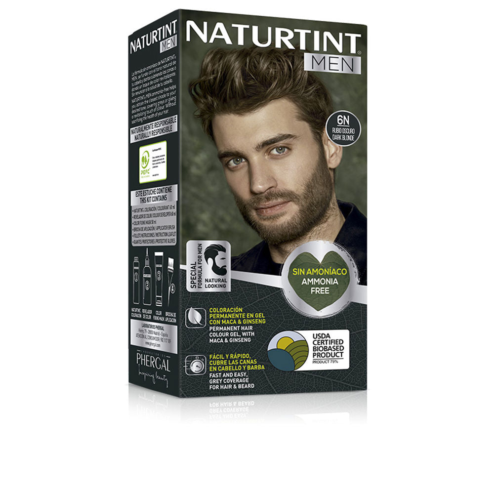 Coloration permanente homme — n°6n Châtain doré clair