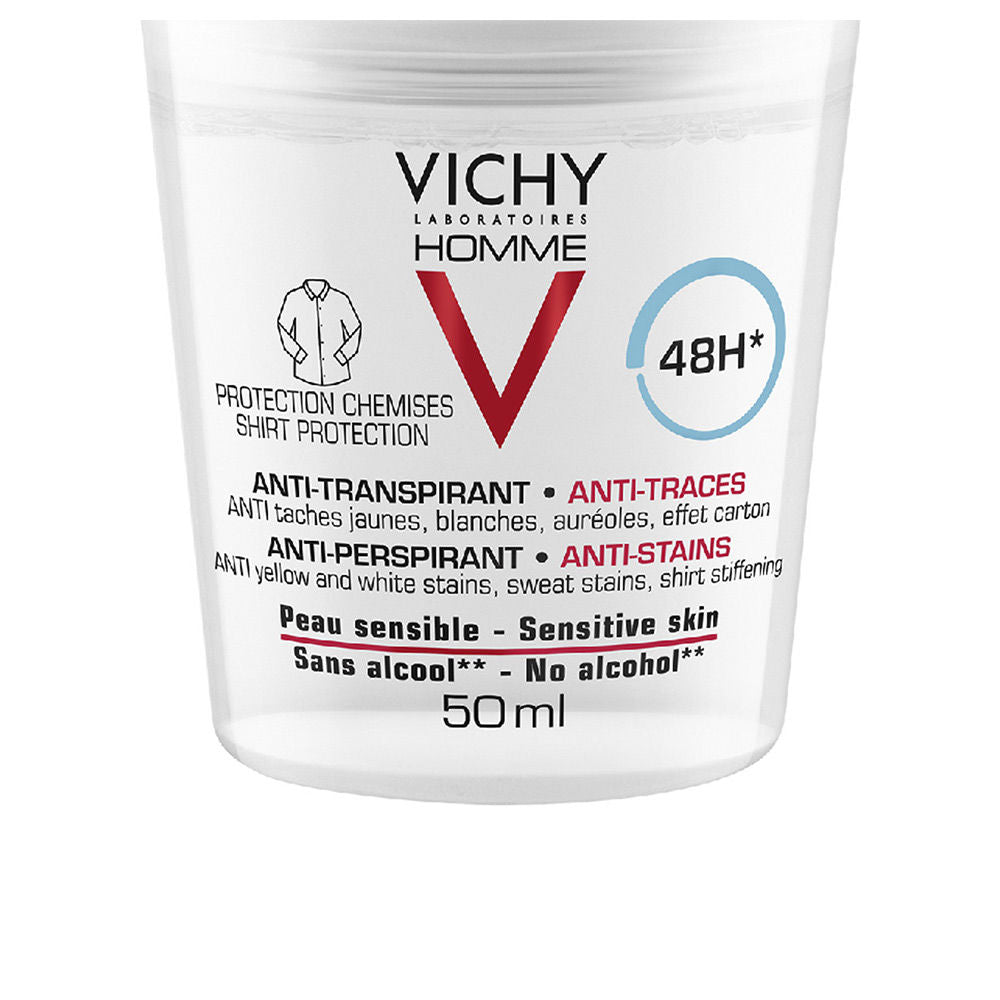 VICHY homme anti-transpirant anti-traces 48h déodorant roll-on