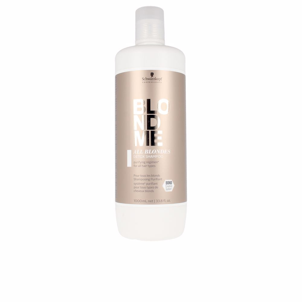 Shampooing purifiant détox pour cheveux blonds