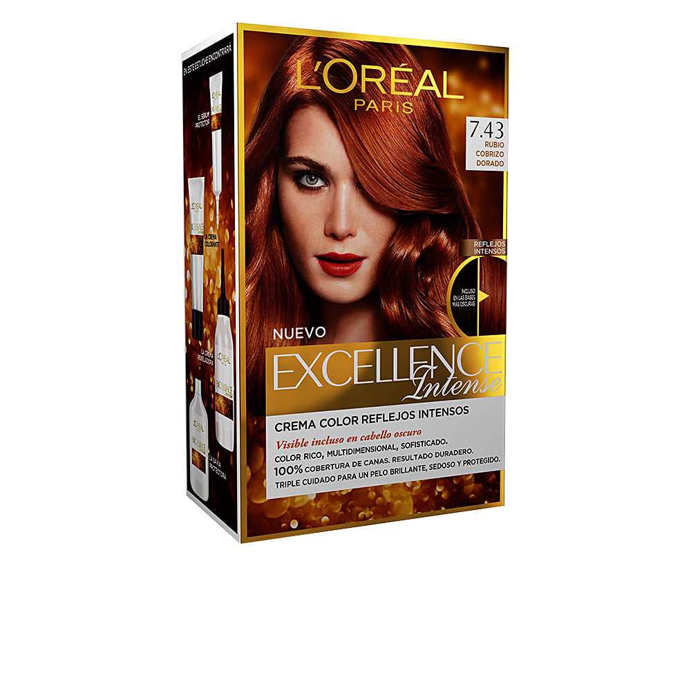 Coloration permanente — n°7.43 Blond cuivré doré