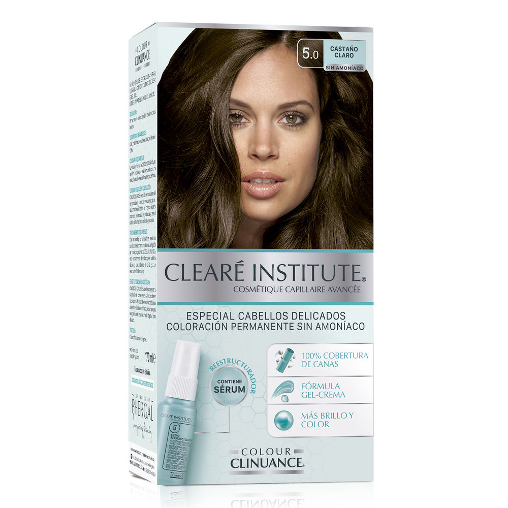 COLOUR CLINUANCE delicate hair #5.0-light brown 1 unit - Woman