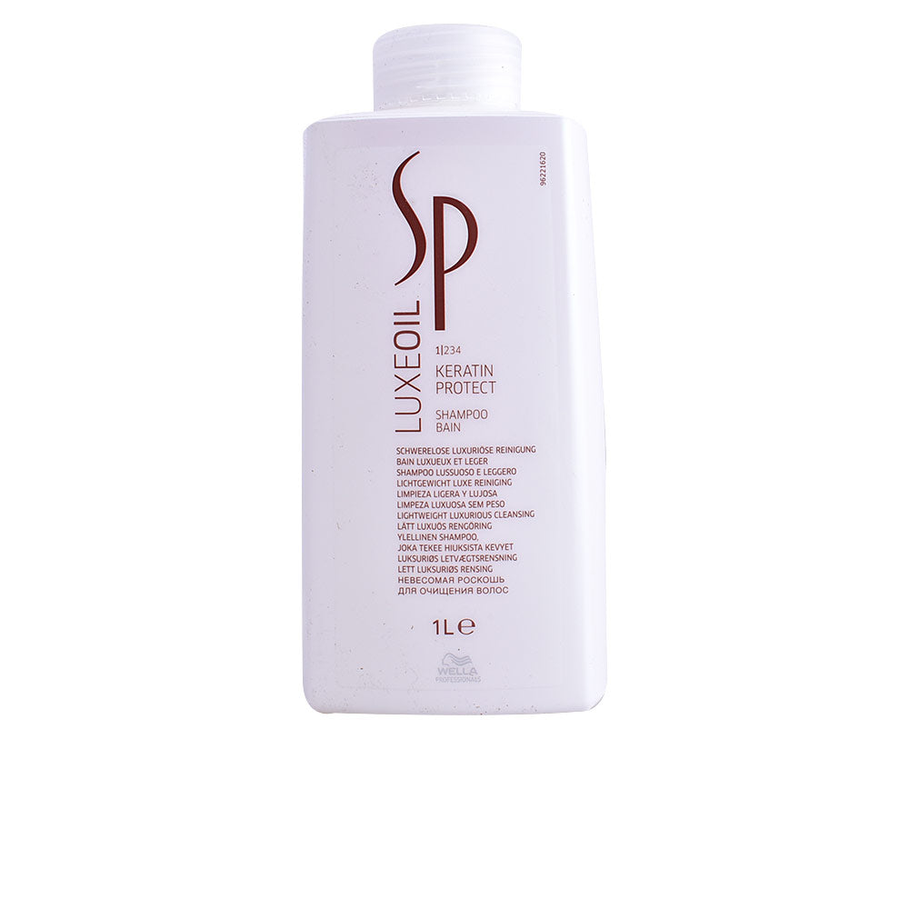 SP LUXE OIL keratin protect shampoo 1000 ml - Plureals