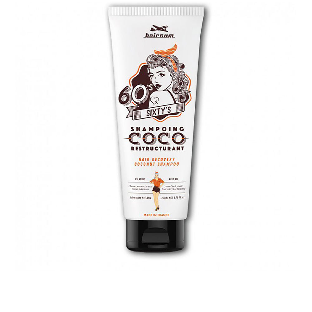SIXTY'S recovery coconut shampoo 200 ml - Plureals