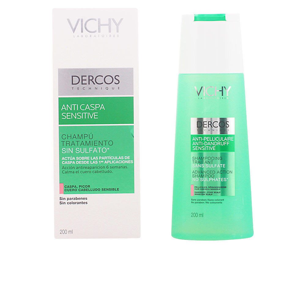 DERCOS sensitive sulfate-free anti-dandruff shampoo 200 ml - Plureals