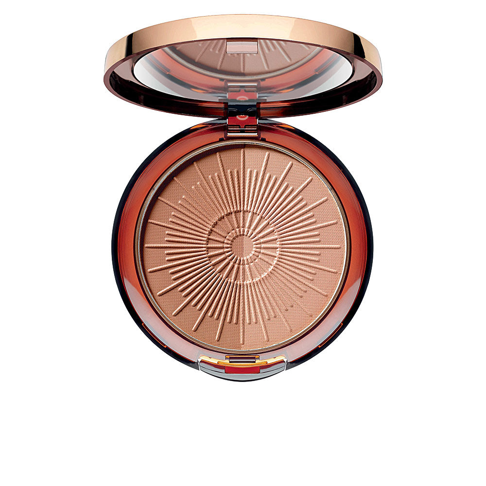 BRONZING POWDER COMPACT longasting rechargeable #80-natural 10 gr