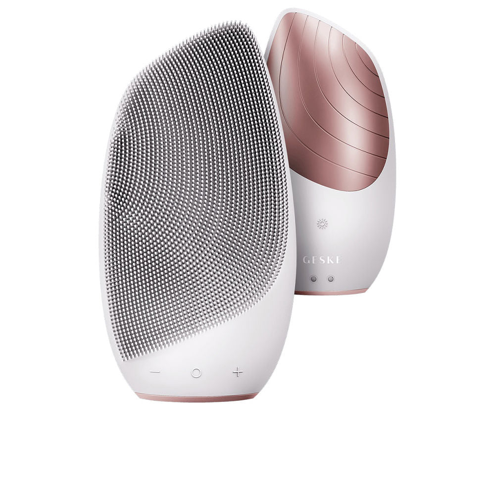 Brosse Visage Sonique 6-en-1 Guidée App #Blanc Geske