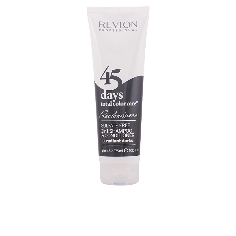 45 DAYS 2in1 shampoo & conditioner for radiant darks 275 ml - Plureals