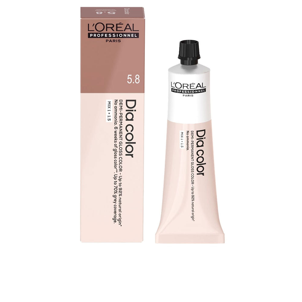 DIA COLOR demi-permanent coloration without ammonia #8.1 60 ml - Unisex