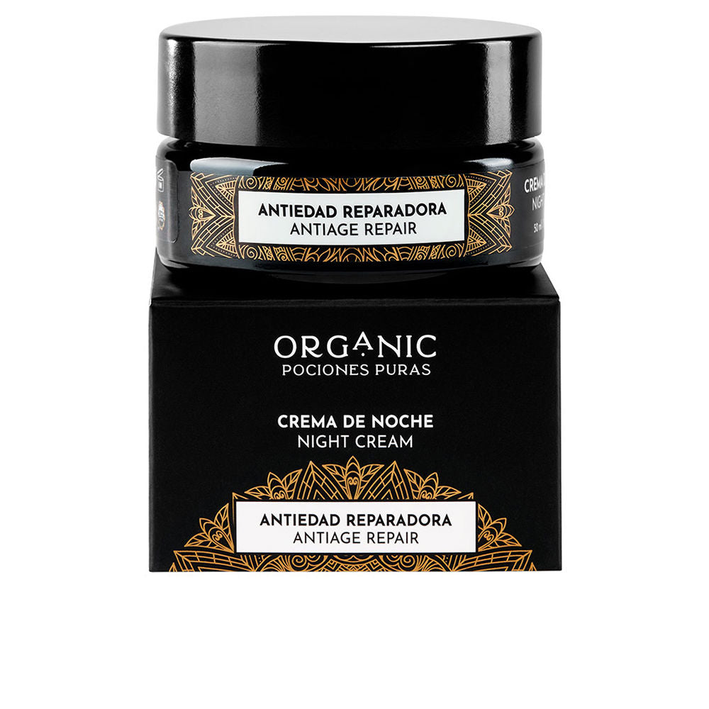 Crème de Nuit Réparatrice Anti-Âge Bio Organic Pociones Puras