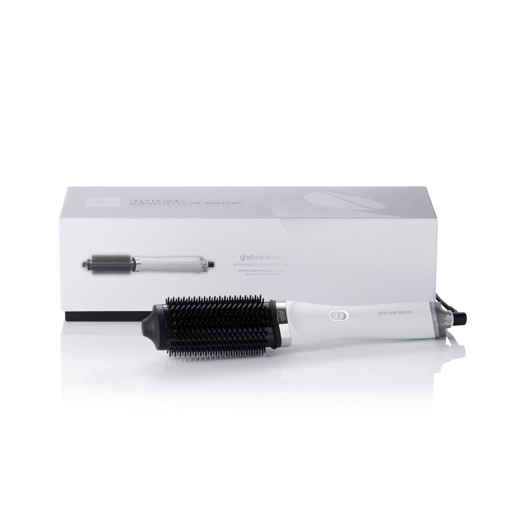 ghd duet blowdry 2 in 1 hairdryer brush #white 1 u - Plureals