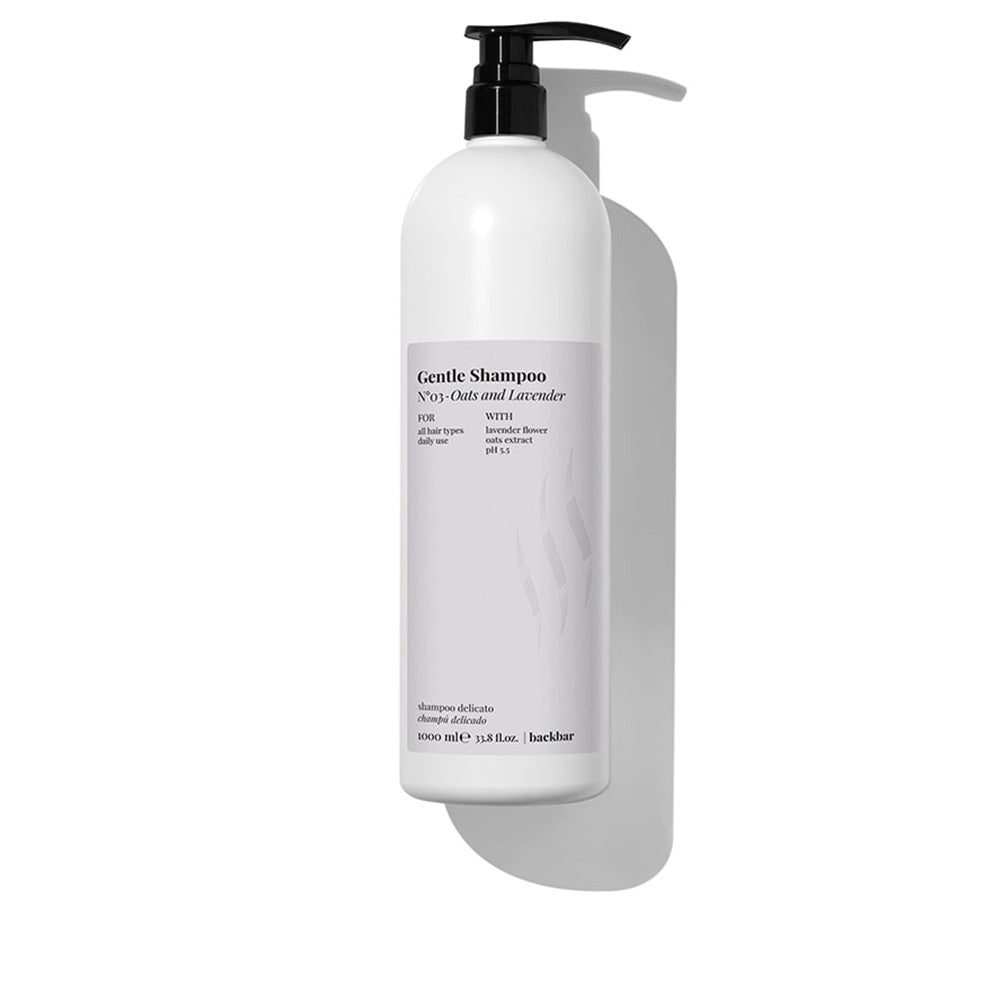 BACK BAR gentle shampoo nº03-oats&lavender 1000 ml - Plureals