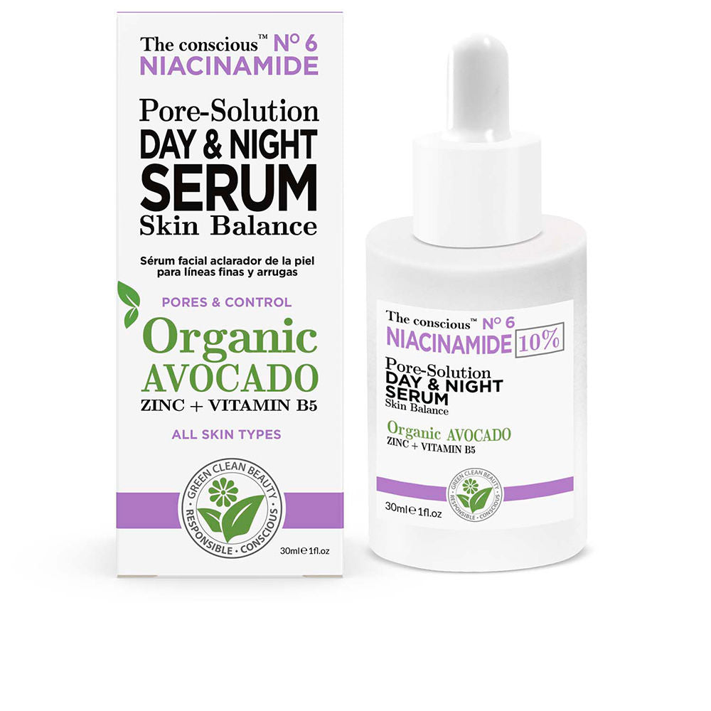 Sérum Niacinamide Pores Solution Avocat Bio The Conscious