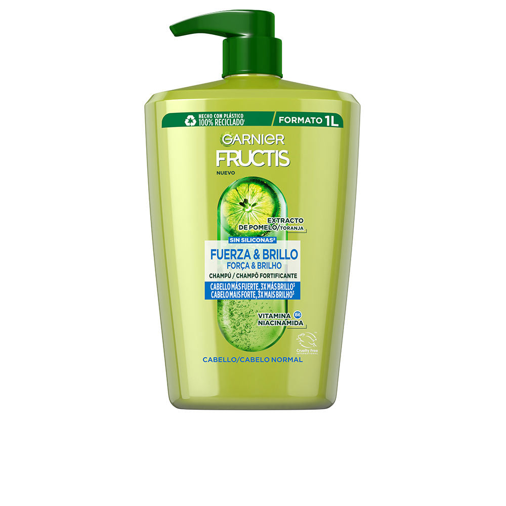 FRUCTIS STRENGTH &amp; SHINE shampoo 1000 ml - Plureals