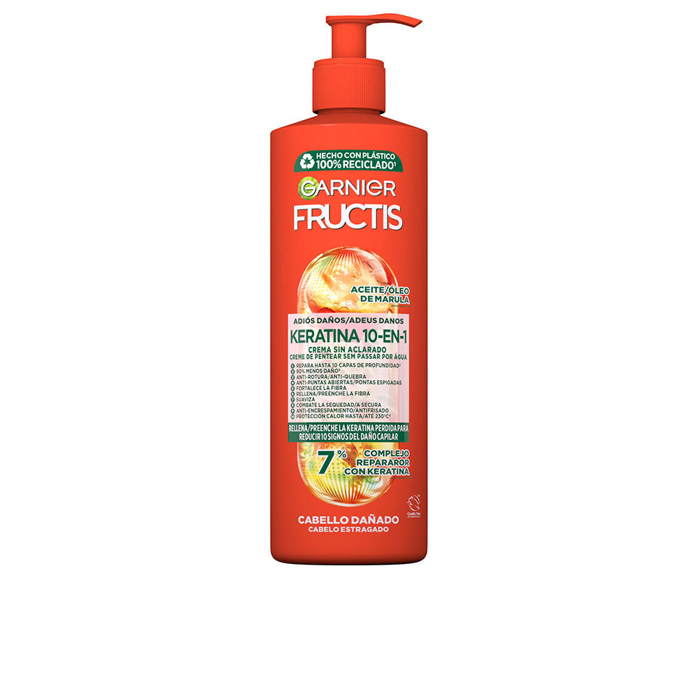 FRUCTIS GOODBYE KERATIN DAMAGE 10-IN-1 leave-in cream 400 ml - Plureals