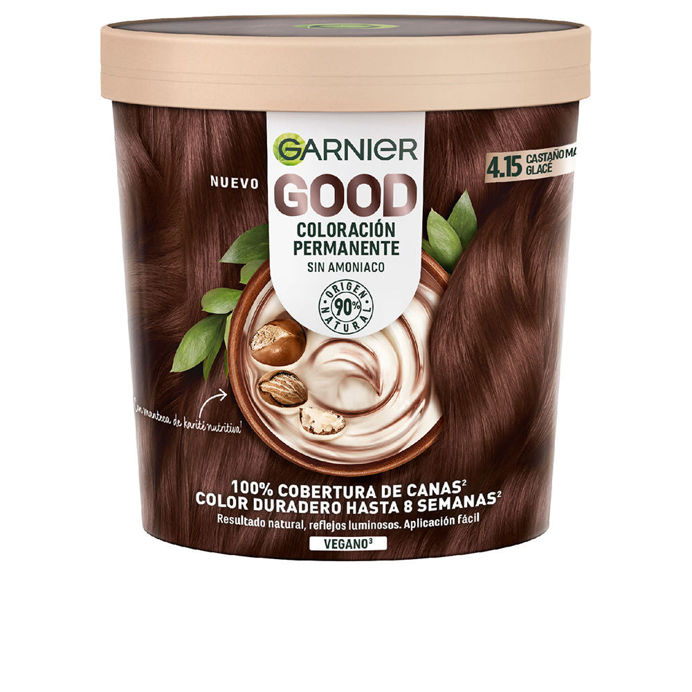 GOOD permanent color #4.15 icy chestnut 217 ml - Plureals