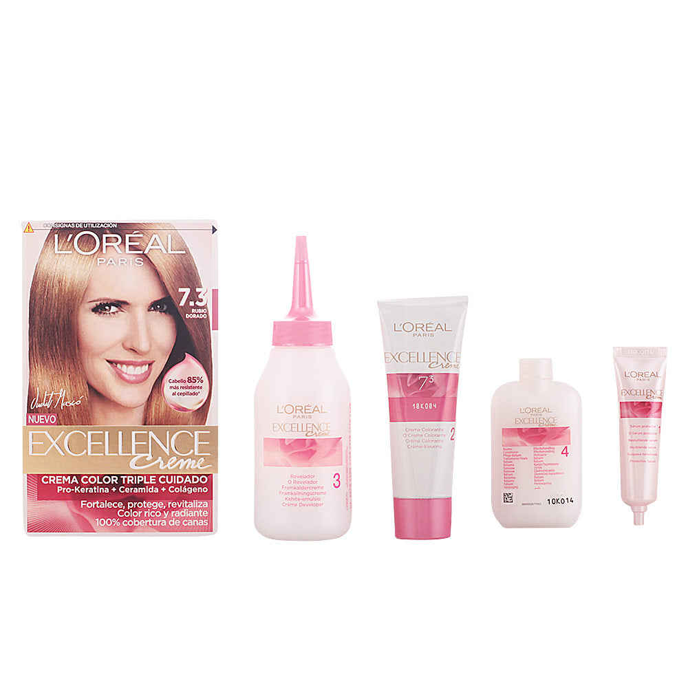 EXCELLENCE Creme dye #7.3-golden blonde 192 ml - Plureals