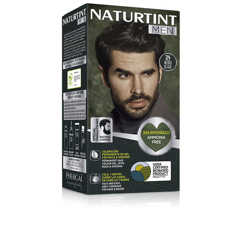 NATURTINT MEN dye without ammonia #1Nblack 1 u - Plureals