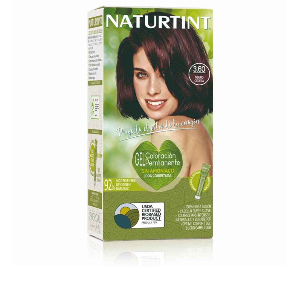 Coloration permanente sans ammoniaque — n°3.60 Châtain foncé rouge naturel
