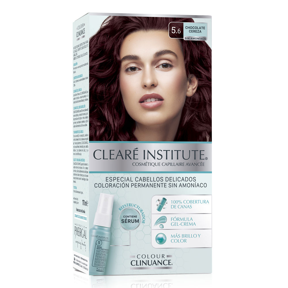 COLOUR CLINUANCE delicate hair #5.6-chocolate cherry 1 u - Woman