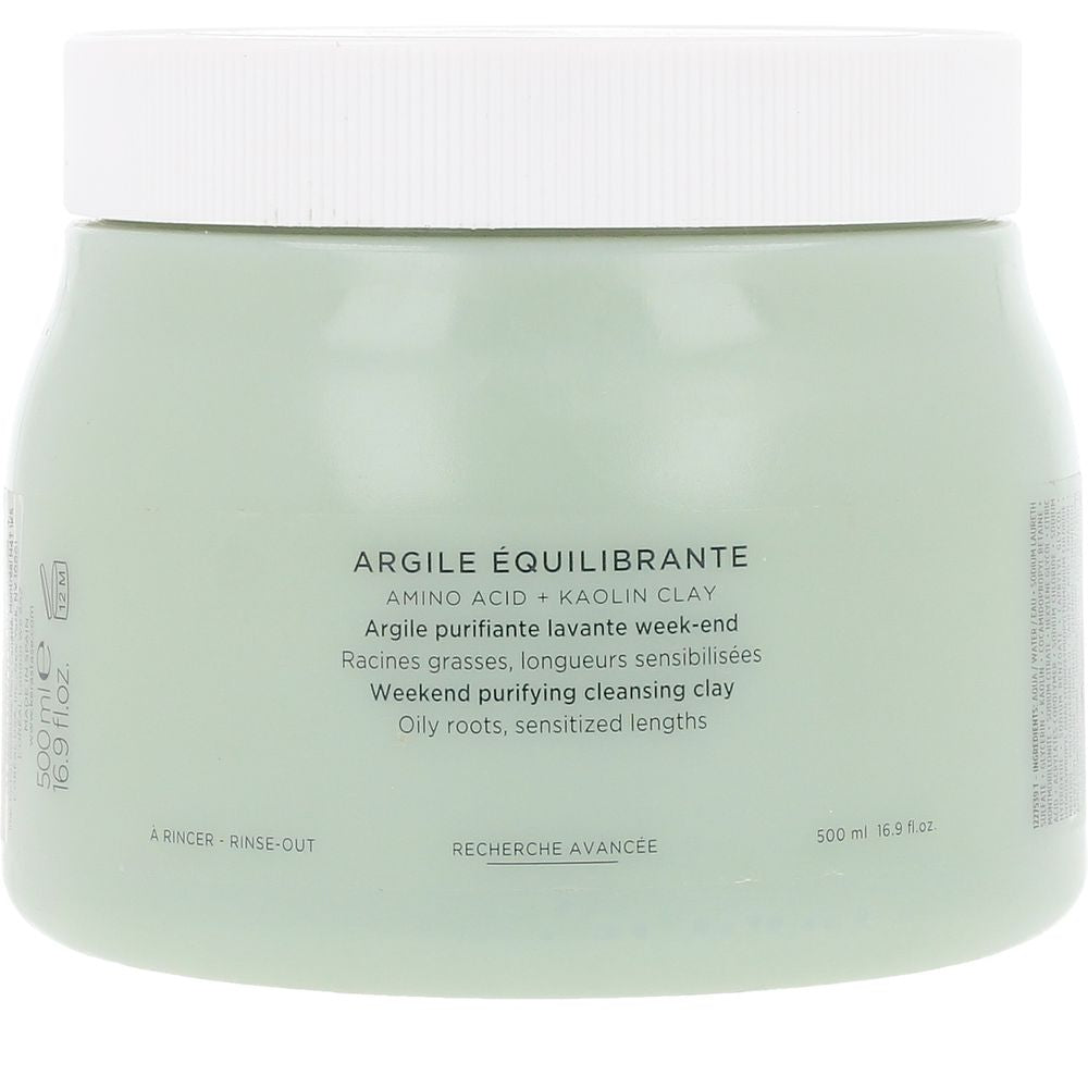 Masque à l'argile équilibrant pour cuir chevelu gras