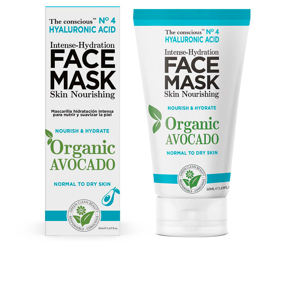Masque Hydratation Intense Acide Hyaluronique Avocat Bio The Conscious