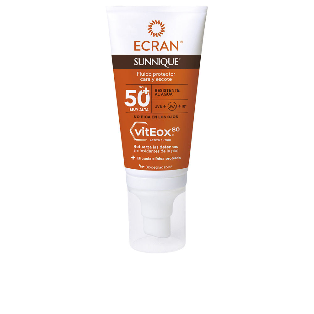 ECRAN SUNNIQUE facial protective fluid SPF50+ 50 ml - Plureals