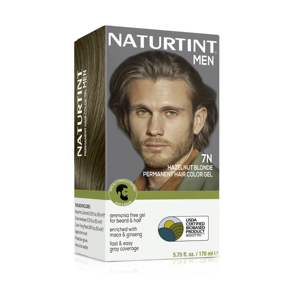 NATURTINT MEN ammonia-free dye #7N hazelnut blonde 1 unit - Plureals