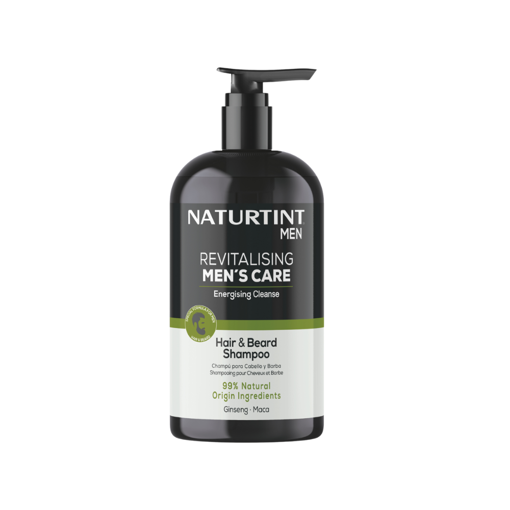 REVITALISING MEN'S CARE Hair and Beard Shampoo Energizing Cleansing 500 ml