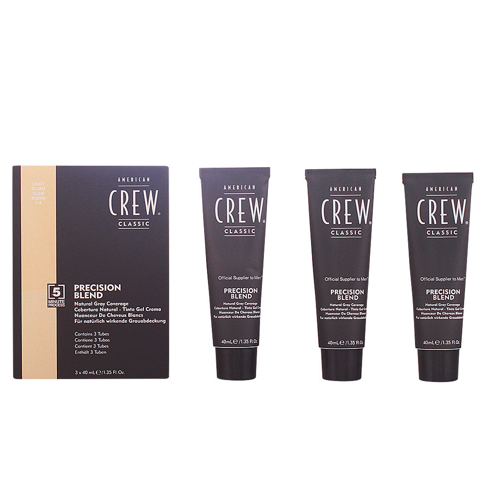 Coloration homme couvre cheveux blancs — 7-8 (clair) — lot de 3