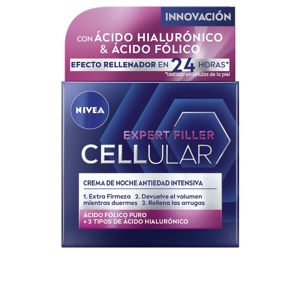 Crème de Nuit Hyaluronique & Acide Folique Cellular Filler Nivea