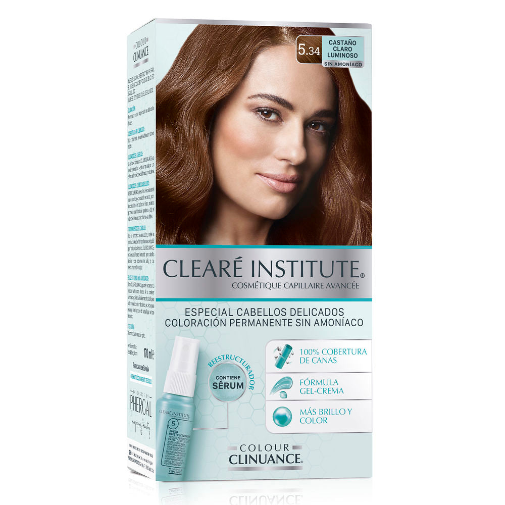COLOUR CLINUANCE delicate hair #5.34-luminous light brown 1 u - Woman