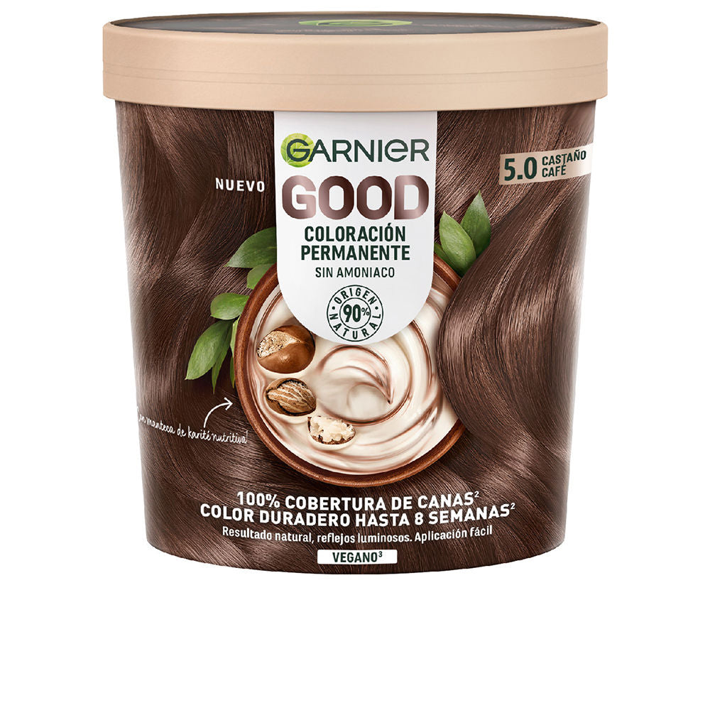 GOOD permanent color #5.0 brown coffee 217 ml - Plureals