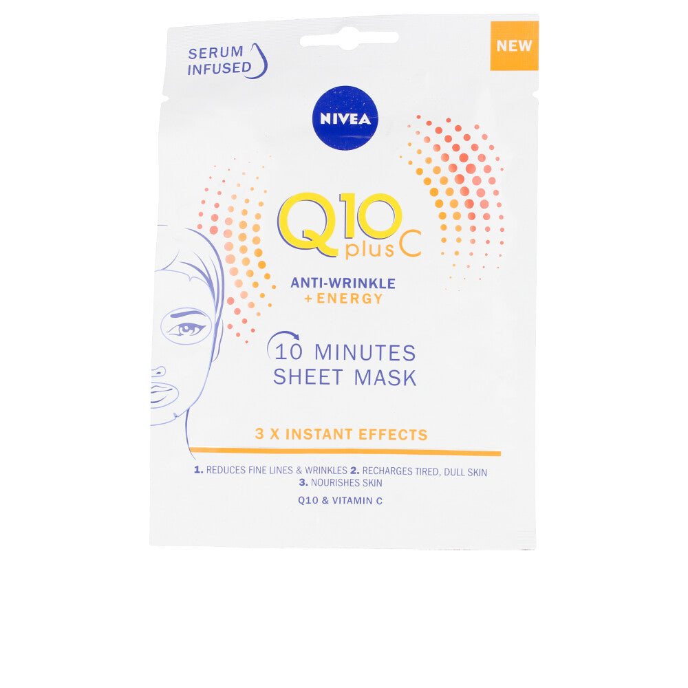 Masque Énergisant Anti-Rides Vitamine C Q10+ Nivea
