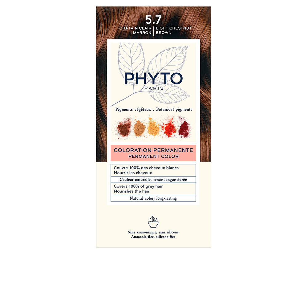 Coloration permanente aux pigments végétaux — n°5.7 Châtain clair marron