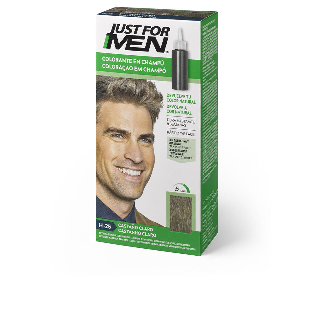 JUST FOR MEN homme coloration shampoing #light brown