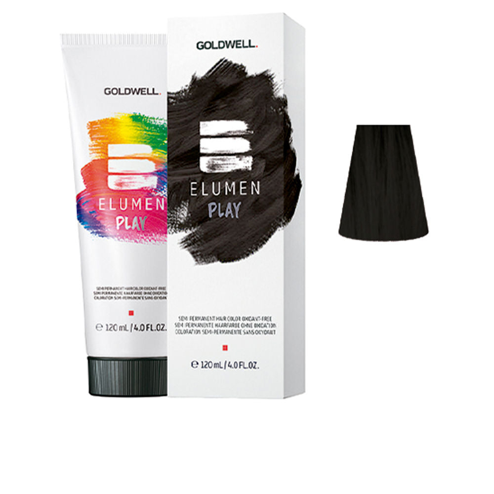 ELUMEN PLAY semi permanent hair color oxidant-free #black 120 ml - Woman