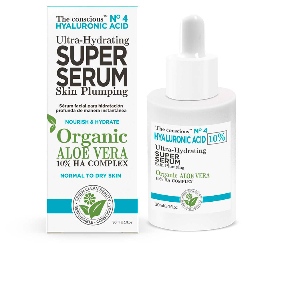 Sérum Ultra-Hydratant Acide Hyaluronique Aloe Vera Bio The Conscious