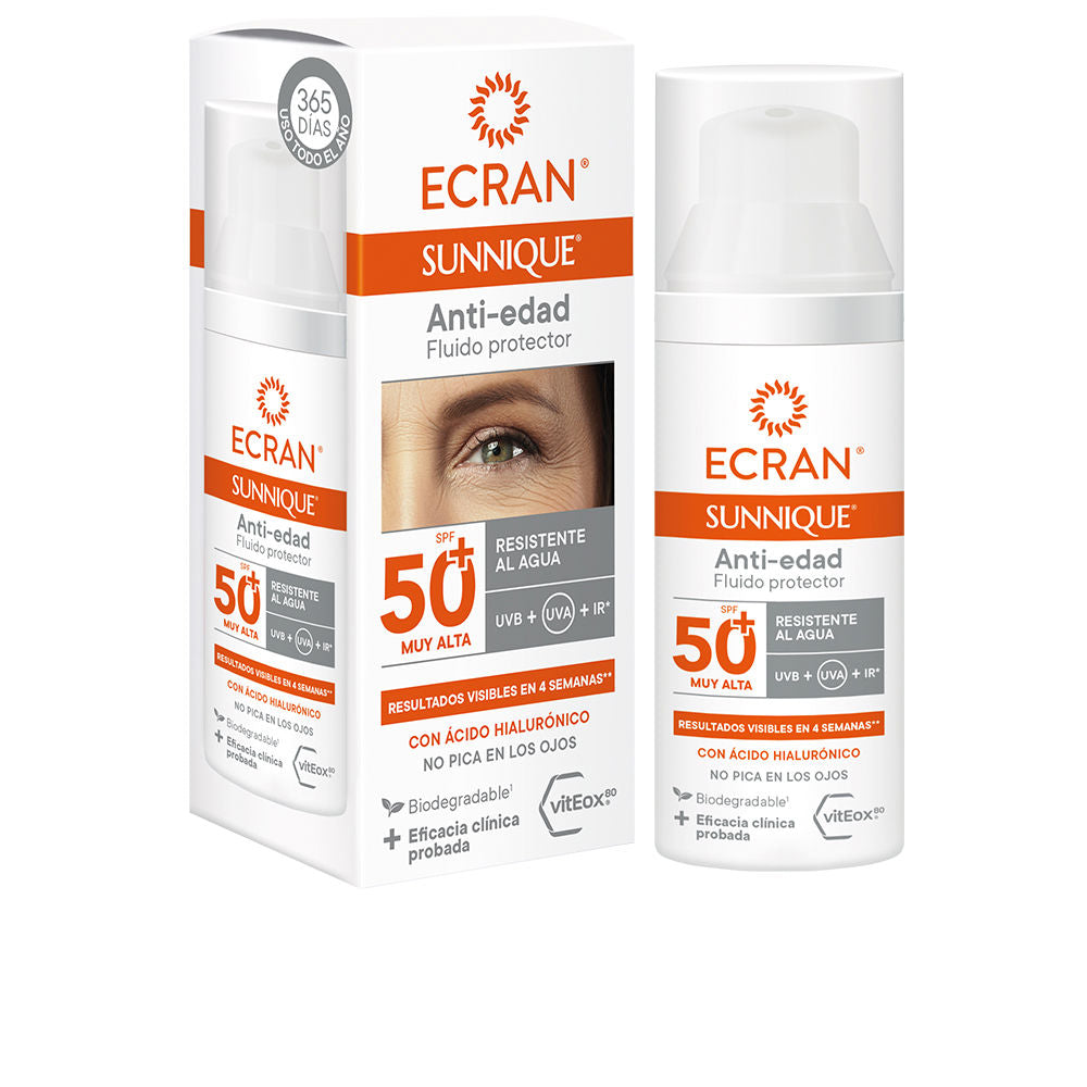 ECRAN SUNNIQUE anti-aging facial SPF50+ 50 ml - Plureals