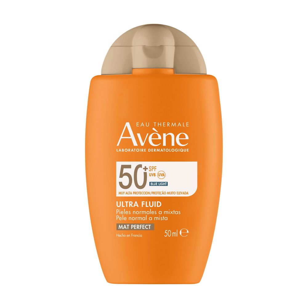 SOLAIRE ULTRA FLUID MAT PERFECT universal facial sunscreen SPF 50 50 ml - Plureals