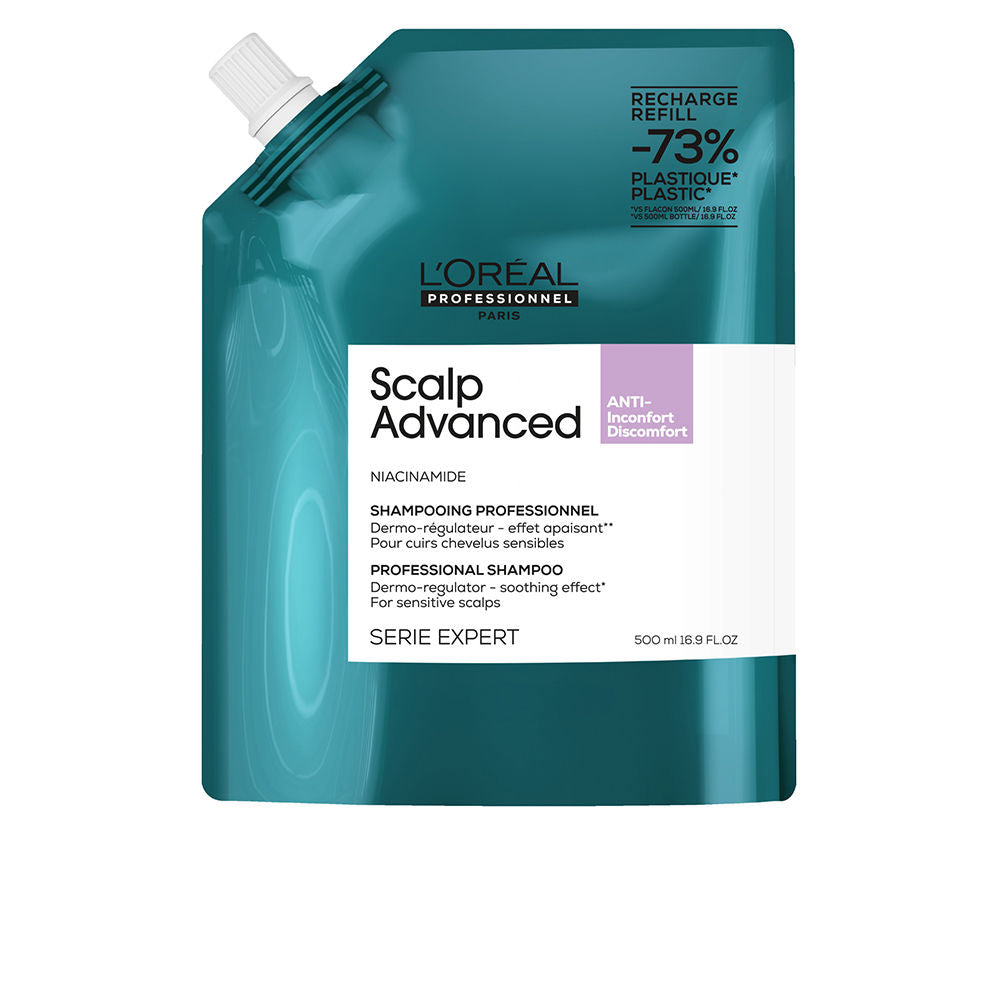 SCALP ADVANCED sensitive scalp shampoo recharge 500 ml - Plureals