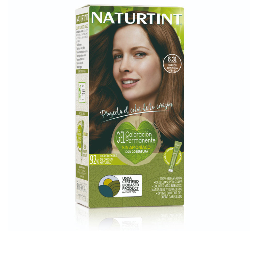 NATURTINT ammonia-free dye #6.31-Intense Almond Brown 170 ml - Plureals