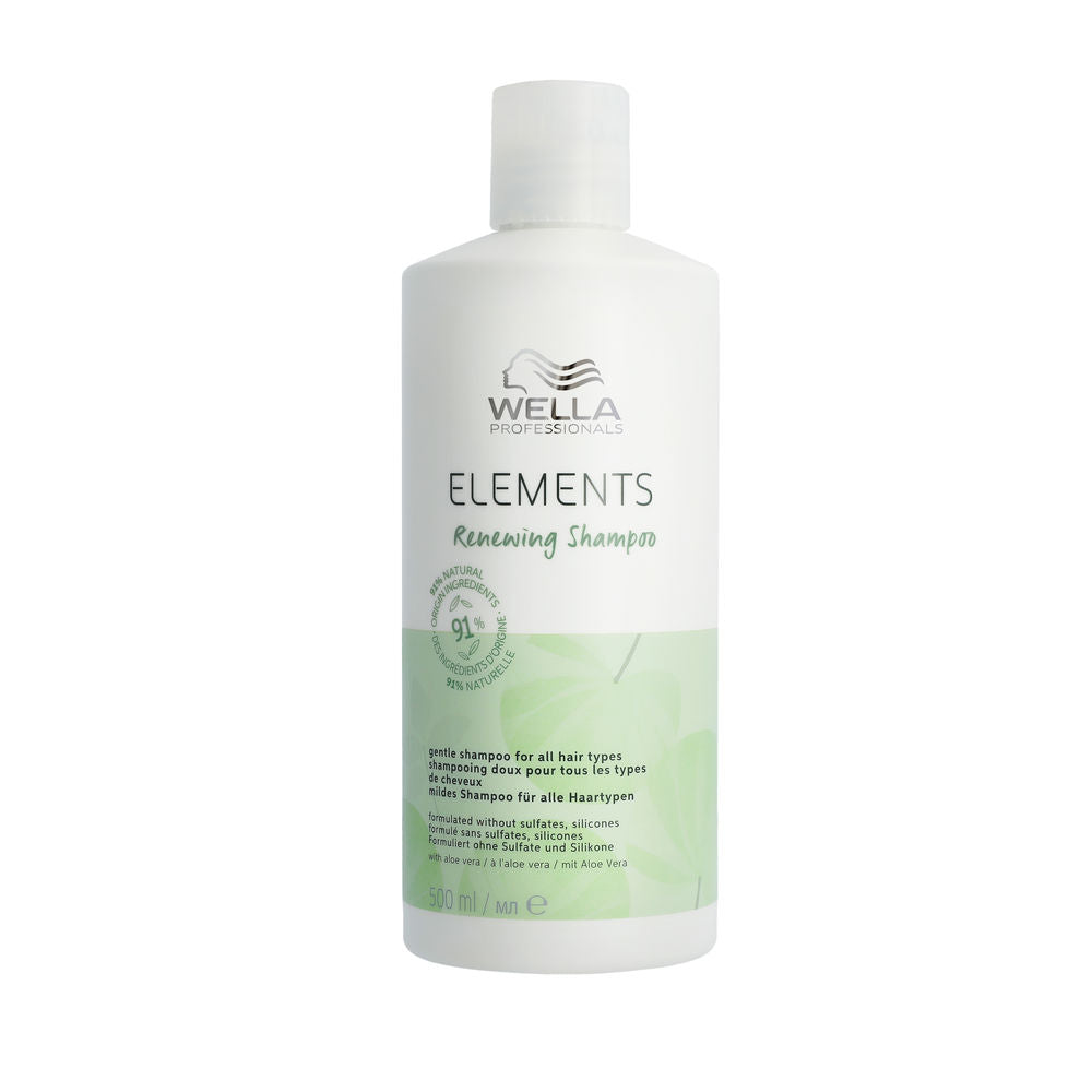 ELEMENTS Sulfate-Free Gentle Renewing Shampoo for All Hair Types 500 ml - Plureals