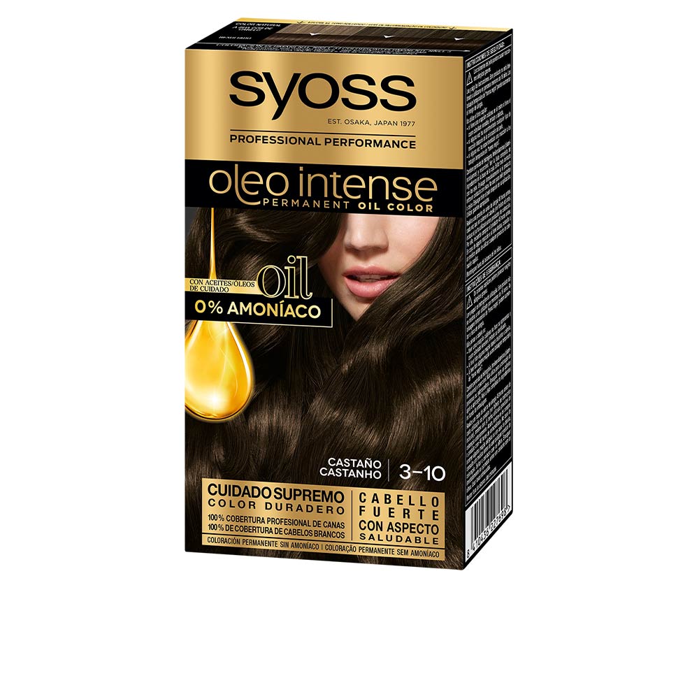 OLEO INTENSE ammonia-free hair color #3.10-chestnut 5 pcs