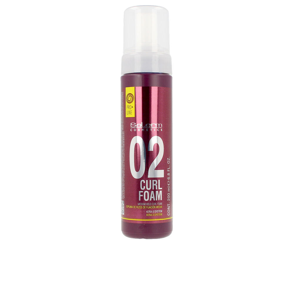 Mousse coiffante boucles fixation moyenne